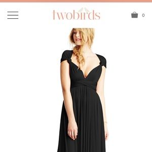 Twobirds Evening bridesmaids gown